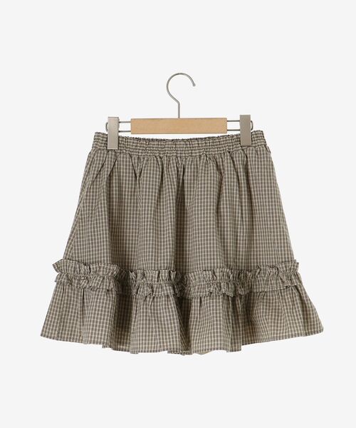 MAJESTIC LEGON(マジェスティックレゴン)の「プチフリルギャザーミニスカパン(スカート・レディース・ベージュ系その他2/ホワイト系その他/ホワイト系その他2・MEDIUM)」の10枚目の写真