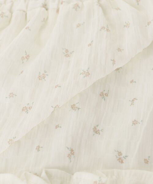 MAJESTIC LEGON(マジェスティックレゴン)の「プチフリルギャザーミニスカパン(スカート・レディース・ベージュ系その他2/ホワイト系その他/ホワイト系その他2・MEDIUM)」の4枚目の写真