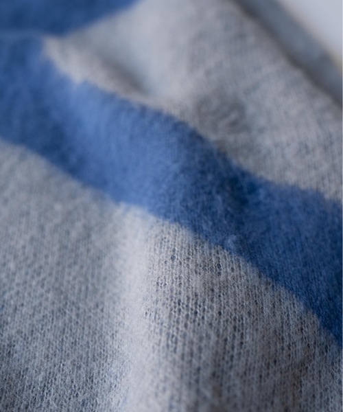 SINSS（シンス）の「Shaggy design knit / シャギーデザインニット（ニット/セーター・メンズ・ライトグレー/チャコール・LARGE/MEDIUM/SMALL）」の21枚目の写真