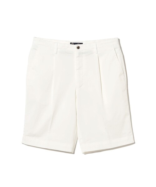 【激安通販 オンラインショップ】 / 別注】GERMANO コットンストレッチ ショーツ 1プリーツ パンツ