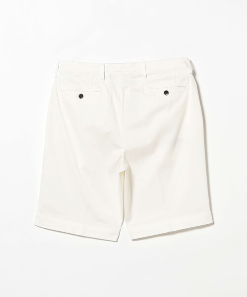 BEAMS F 【別注】GERMANO/コットンストレッチ 1プリーツ ショーツ 別注】GERMANO / コットンストレッチ 1プリーツ ショーツ