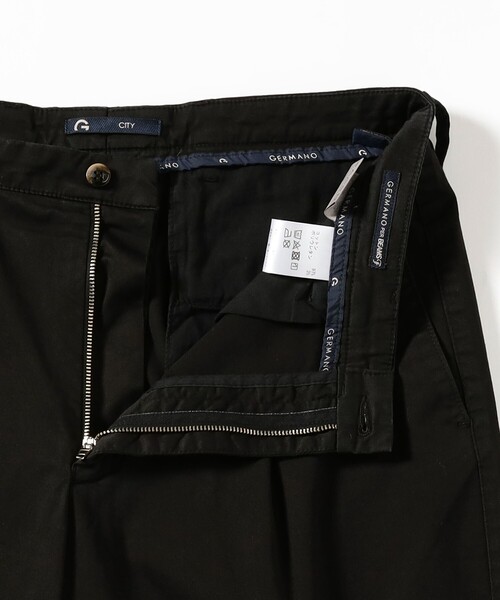 別注】GERMANO / コットンストレッチ 1プリーツ ショーツ