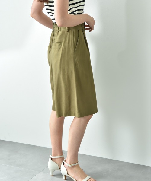 INTERPLANET(インタープラネット)の「2タックキュロットパンツ(その他パンツ・レディース・オフホワイト/カーキ/ブラウン・FREE)」の10枚目の写真