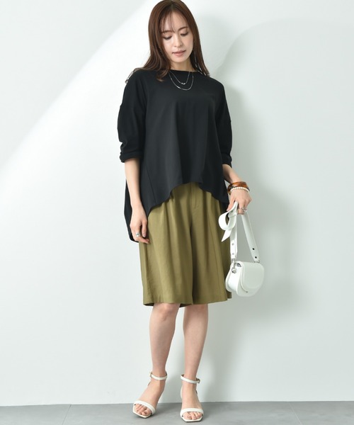 INTERPLANET(インタープラネット)の「2タックキュロットパンツ(その他パンツ・レディース・オフホワイト/カーキ/ブラウン・FREE)」の14枚目の写真