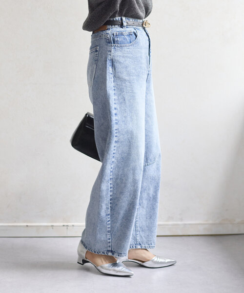 Thevon（ゼボン）の「バレルデニムパンツ（その他パンツ・レディース・ブラック/ブルー/ネイビー・S/M）」の17枚目の写真