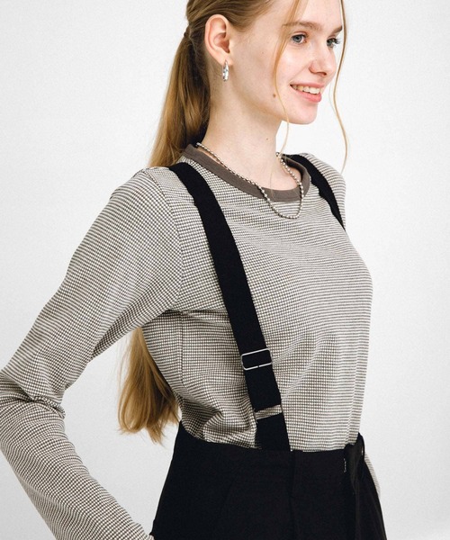 URBAN RESEARCH Sonny Label（アーバンリサーチサニーレーベル）の「JQベーシックロングTシャツ（Tシャツ/カットソー・レディース・グレー/ブラック/ピンク・FREE）」の2枚目の写真