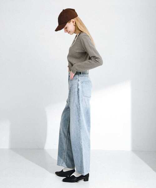 URBAN RESEARCH Sonny Label（アーバンリサーチサニーレーベル）の「JQベーシックロングTシャツ（Tシャツ/カットソー・レディース・グレー/ブラック/ピンク・FREE）」の19枚目の写真