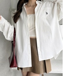 U.S. POLO ASSN.（ユーエスポロアッスン）の「Ada.別注   U.S. POLO ASSN ビッグサイズ ボリュームスリーブ ギンガムチェック シャツ（シャツ/ブラウス）」