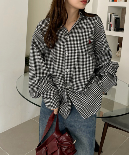 ブラウス シャツ Ada.別注// U.S. POLO ASSN ビッグサイズ ボリュームスリーブ ギンガムチェック シャツ レディース 楽天市場】Ada. Ada.別注// U.S. POLO ASSN ビッグサイズ