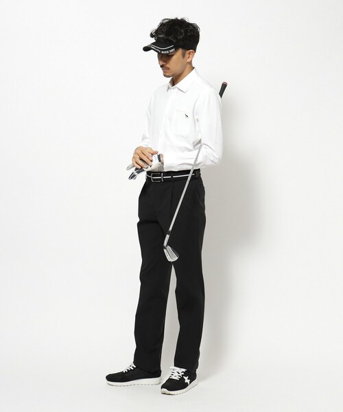 adabat（アダバット）の「サッカーストライプジャージシャツ（シャツ/ブラウス・メンズ・ホワイト系/ブルー系その他4・50/48/46）」の9枚目の写真