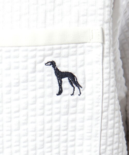 adabat（アダバット）の「サッカーストライプジャージシャツ（シャツ/ブラウス・メンズ・ホワイト系/ブルー系その他4・50/48/46）」の10枚目の写真