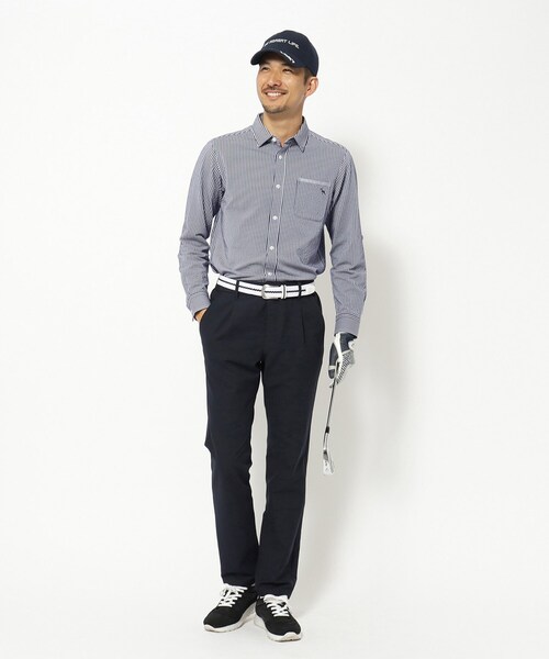 adabat（アダバット）の「サッカーストライプジャージシャツ（シャツ/ブラウス・メンズ・ホワイト系/ブルー系その他4・50/48/46）」の13枚目の写真