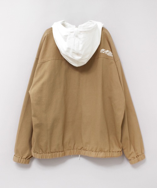 RNA（アールエヌエー）の「B2873 バイカラーチームフーディー（パーカー・レディース・ベージュ/ブルー/ブラック・MEDIUM）」の7枚目の写真