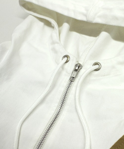 RNA（アールエヌエー）の「B2873 バイカラーチームフーディー（パーカー・レディース・ベージュ/ブルー/ブラック・MEDIUM）」の18枚目の写真