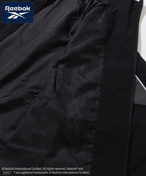 Reebok（リーボック）の「【Reebok/リーボック】別注 ナイロンスタンドジャケット（ナイロンジャケット・メンズ・サックスブルー/グレイッシュベージュ/ブラック/グリーン・M/LL/L）」の6枚目の写真