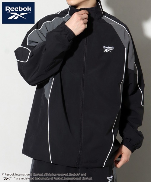 Reebok（リーボック）の「【Reebok/リーボック】別注 ナイロンスタンドジャケット（ナイロンジャケット・メンズ・サックスブルー/グレイッシュベージュ/ブラック/グリーン・M/LL/L）」の19枚目の写真