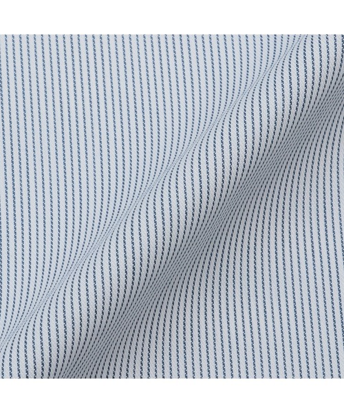 TOKYO SHIRTS(トウキョウシャツ)の「透け防止 形態安定ノーアイロン ボタンダウン 長袖ビジネスワイシャツ(ビジネスシャツ・メンズ・ブルー・首回り39cm-裄丈80cm/首回り39cm-裄丈84cm/首回り41cm-裄丈82cm/首回り41cm-裄丈86cm/首回り43cm-裄丈86cm/首回り42cm-裄丈82cm/首回り42cm-裄丈86cm/首回り43cm-裄丈82cm/首回り37cm-裄丈80cm/首回り37cm-裄丈84cm)」の5枚目の写真