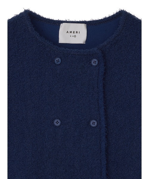 LOOP SHAGGY SHORT KNIT JACKET
