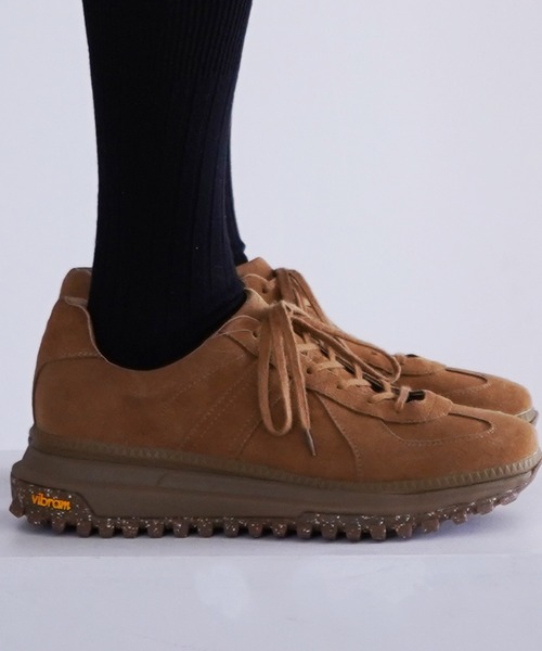 PR01.(ピーアールワン)の「REPRO-PARK GERMAN MILITARY TRAINER VIBRAM SOLE(スニーカー・メンズ・ホワイト/ブラウン・43/42/41)」の10枚目の写真