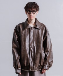 Crownor（クラウノアー）の「PU ジャケット（ブルゾン）」