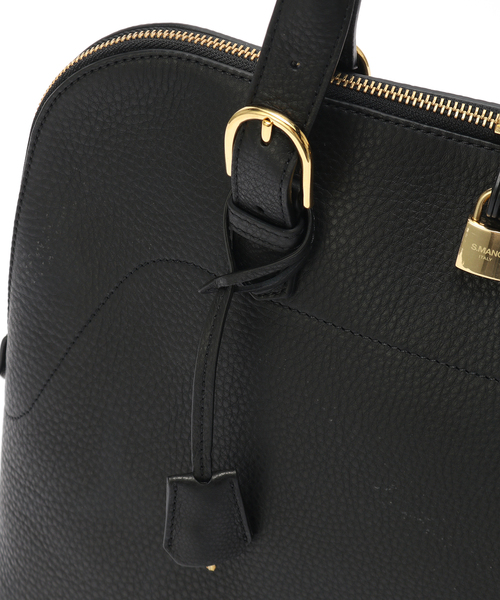 EDIFICE(エディフィス)の「S.MANO (エス マーノ) ROUND BRIEF(ハンドバッグ・メンズ・ブラック・FREE)」の7枚目の写真