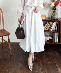 CLEAR BASIC | バルーンロングスカート[ふんわり 大人 カジュアル] ≪CLEAR BASIC≫(スカート)