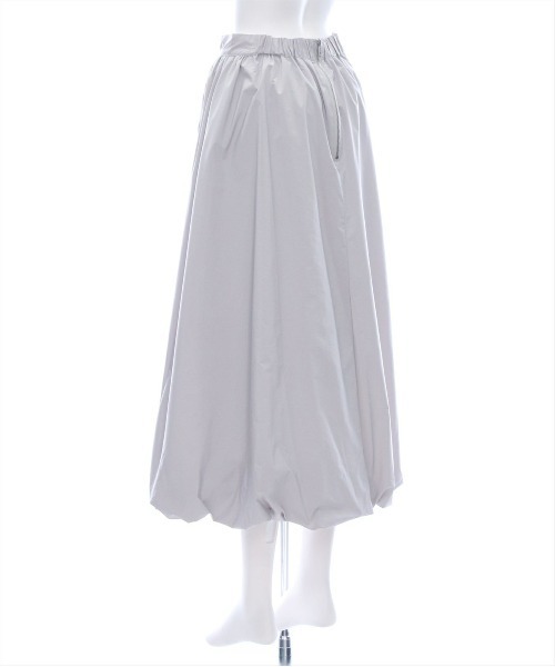 CLEAR BASIC（クリアベーシック）の「【低身長サイズ有】バルーンロングスカート[ふんわり 大人 カジュアル 骨格ナチュラル] ≪SS新作≫（スカート・レディース・ブラック/グレー/オフホワイト・F/XS）」の9枚目の写真