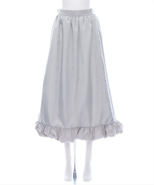 CLEAR BASIC（クリアベーシック）の「【低身長サイズ有】バルーンロングスカート[ふんわり 大人 カジュアル 骨格ナチュラル] ≪SS新作≫（スカート・レディース・ブラック/グレー/オフホワイト・F/XS）」の15枚目の写真