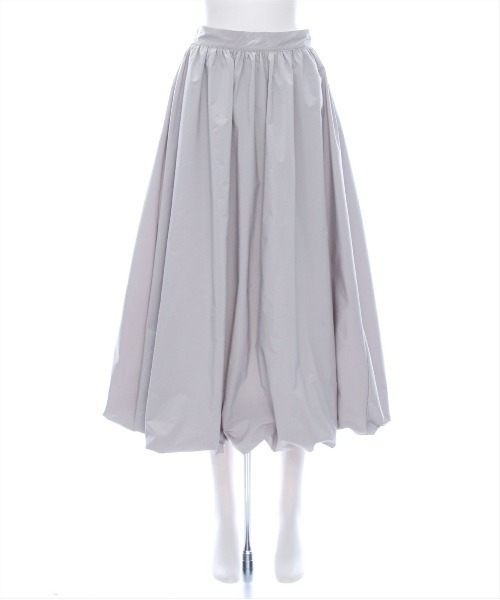 CLEAR BASIC（クリアベーシック）の「【低身長サイズ有】バルーンロングスカート[ふんわり 大人 カジュアル 骨格ナチュラル] ≪SS新作≫（スカート・レディース・ブラック/グレー/オフホワイト・F/XS）」の16枚目の写真