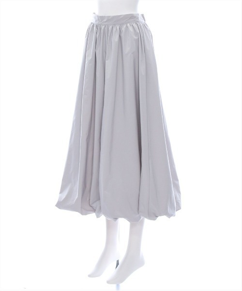 CLEAR BASIC（クリアベーシック）の「【低身長サイズ有】バルーンロングスカート[ふんわり 大人 カジュアル 骨格ナチュラル] ≪SS新作≫（スカート・レディース・ブラック/グレー/オフホワイト・F/XS）」の7枚目の写真