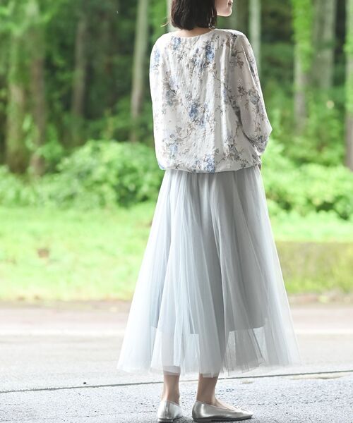 花柄7分袖バルーンブラウス（シャツ/ブラウス）｜rps（アール