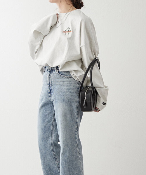 NUNIFE（ユニフィー）の「【NUNIFE】ドーナッツメニューT（Tシャツ/カットソー・レディース・オフホワイト/オートミール/スミクロ・FREE）」の11枚目の写真