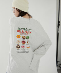 NUNIFE（ユニフィー）の「【NUNIFE】ドーナッツメニューT（Tシャツ/カットソー・レディース）」