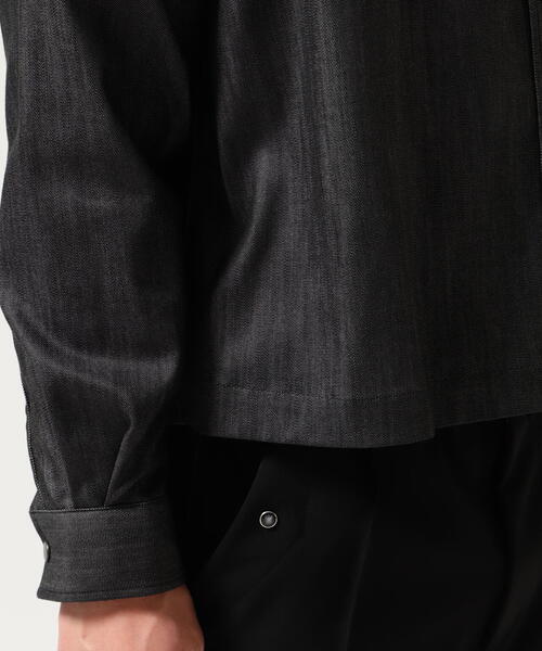 Toironier（トワロニエ）の「Toironier/トワロニエ/DENIM Ventilation SHIRT（シャツ/ブラウス・メンズ・ブラック・F）」の8枚目の写真