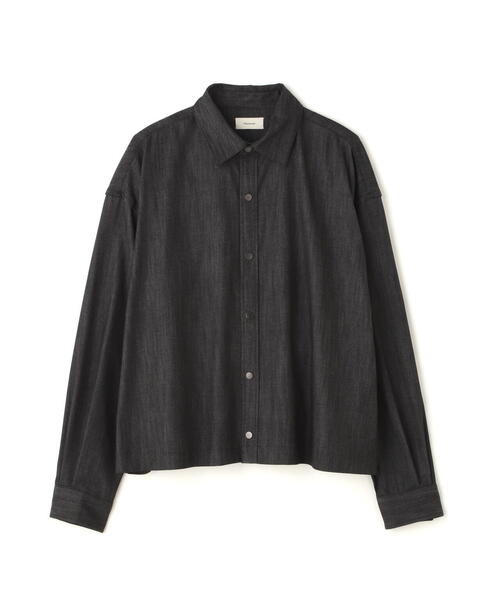 Toironier（トワロニエ）の「Toironier/トワロニエ/DENIM Ventilation SHIRT（シャツ/ブラウス・メンズ・ブラック・F）」の11枚目の写真