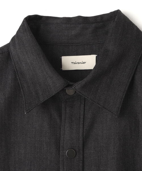 Toironier（トワロニエ）の「Toironier/トワロニエ/DENIM Ventilation SHIRT（シャツ/ブラウス・メンズ・ブラック・F）」の13枚目の写真