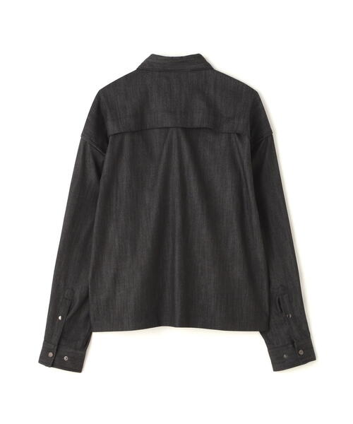 Toironier（トワロニエ）の「Toironier/トワロニエ/DENIM Ventilation SHIRT（シャツ/ブラウス・メンズ・ブラック・F）」の2枚目の写真