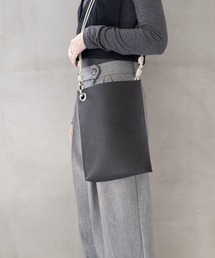 【 SENTI 】SHRINK LEATHER SHOULDER BAG シュリンクレザーショルダーバッグ