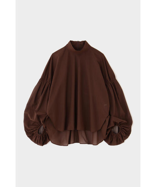 LE PHIL（ルフィル）の「◆ハイゲージジャージーブラウス（シャツ/ブラウス・レディース・ブラウン/ブラック/グレー・F）」の8枚目の写真