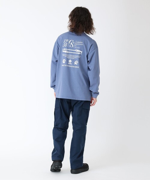 Columbia(コロンビア)の「速乾 UVカット Columbia/メンズ スタックブルック グラフィック ロングスリーブティー(ロンT 長袖Tシャツ)/コロンビア(Tシャツ/カットソー・メンズ・ブルー系その他/イエロー/ブラック/ホワイト/パープル・M/L/XL/S)」の6枚目の写真