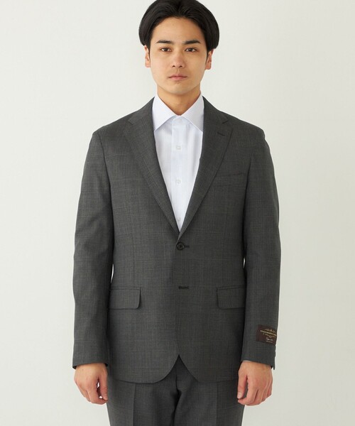 SHIPSシップス オリジナルスーツRINGJACKET製カノニコ生地44秋冬 SHIPSシップス オリジナルスーツRINGJACKET製カノニコ生地44秋冬