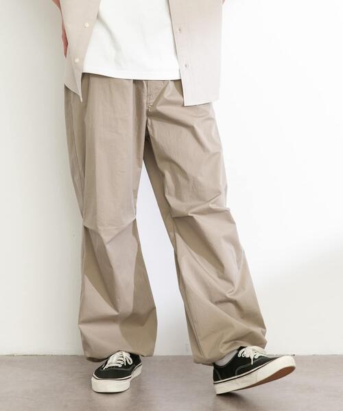 URBAN RESEARCH Sonny Label(アーバンリサーチサニーレーベル)の「撥水バルーンジョガーパンツ(その他パンツ・メンズ・ブラック/ベージュ系その他・MEDIUM/LARGE)」の2枚目の写真