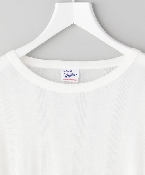 A part by（アパートバイ）の「【セレクト】millerクルーロンT（Tシャツ/カットソー・レディース・ブラック/オフホワイト/グリーン系その他2・FREE）」の5枚目の写真