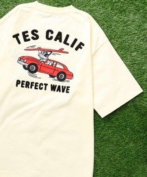 TES VINTAGE CAR EMB BIG T-SHIRT / ビッグシルエットTシャツ