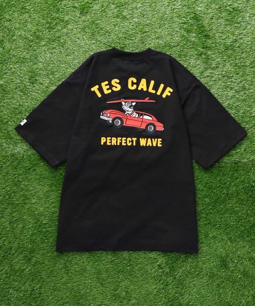 The Endless Summer(エンドレスサマー)の「TES VINTAGE CAR EMB BIG T-SHIRT / ビッグシルエットTシャツ(Tシャツ/カットソー・メンズ・ブラック/ホワイト/ベージュ系その他4/ネイビー・SMALL/MEDIUM/LARGE/X-LARGE)」の6枚目の写真