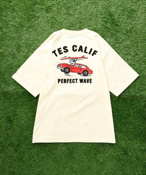 The Endless Summer(エンドレスサマー)の「TES VINTAGE CAR EMB BIG T-SHIRT / ビッグシルエットTシャツ(Tシャツ/カットソー・メンズ・ブラック/ホワイト/ベージュ系その他4/ネイビー・SMALL/MEDIUM/LARGE/X-LARGE)」の10枚目の写真