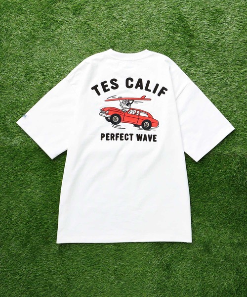 The Endless Summer(エンドレスサマー)の「TES VINTAGE CAR EMB BIG T-SHIRT / ビッグシルエットTシャツ(Tシャツ/カットソー・メンズ・ブラック/ホワイト/ベージュ系その他4/ネイビー・SMALL/MEDIUM/LARGE/X-LARGE)」の13枚目の写真
