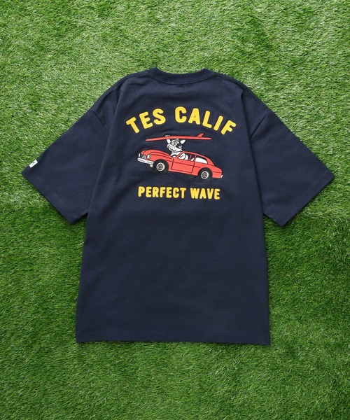 The Endless Summer(エンドレスサマー)の「TES VINTAGE CAR EMB BIG T-SHIRT / ビッグシルエットTシャツ(Tシャツ/カットソー・メンズ・ブラック/ホワイト/ベージュ系その他4/ネイビー・SMALL/MEDIUM/LARGE/X-LARGE)」の17枚目の写真