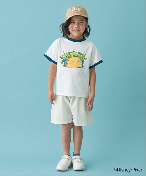 b・ROOM（ビールーム）の「【PIXAR】【カイテキ天竺】エイリアン/フードアソートTシャツ（Tシャツ/カットソー・キッズ・ダークグリーン/ブラック/レッド・140cm/120cm/100cm/110cm/130cm）」の10枚目の写真