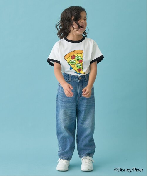 b・ROOM（ビールーム）の「【PIXAR】【カイテキ天竺】エイリアン/フードアソートTシャツ（Tシャツ/カットソー・キッズ・ダークグリーン/ブラック/レッド・140cm/120cm/100cm/110cm/130cm）」の12枚目の写真